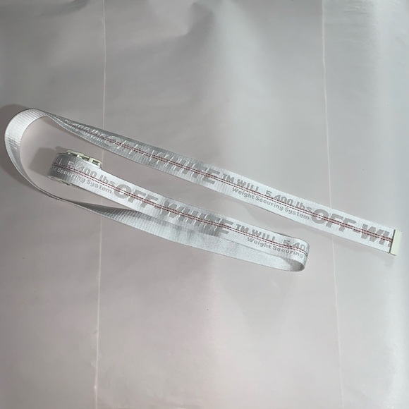 OFF-WHITE one size Safety White Nylon Web BELT - Picture 9 of 11